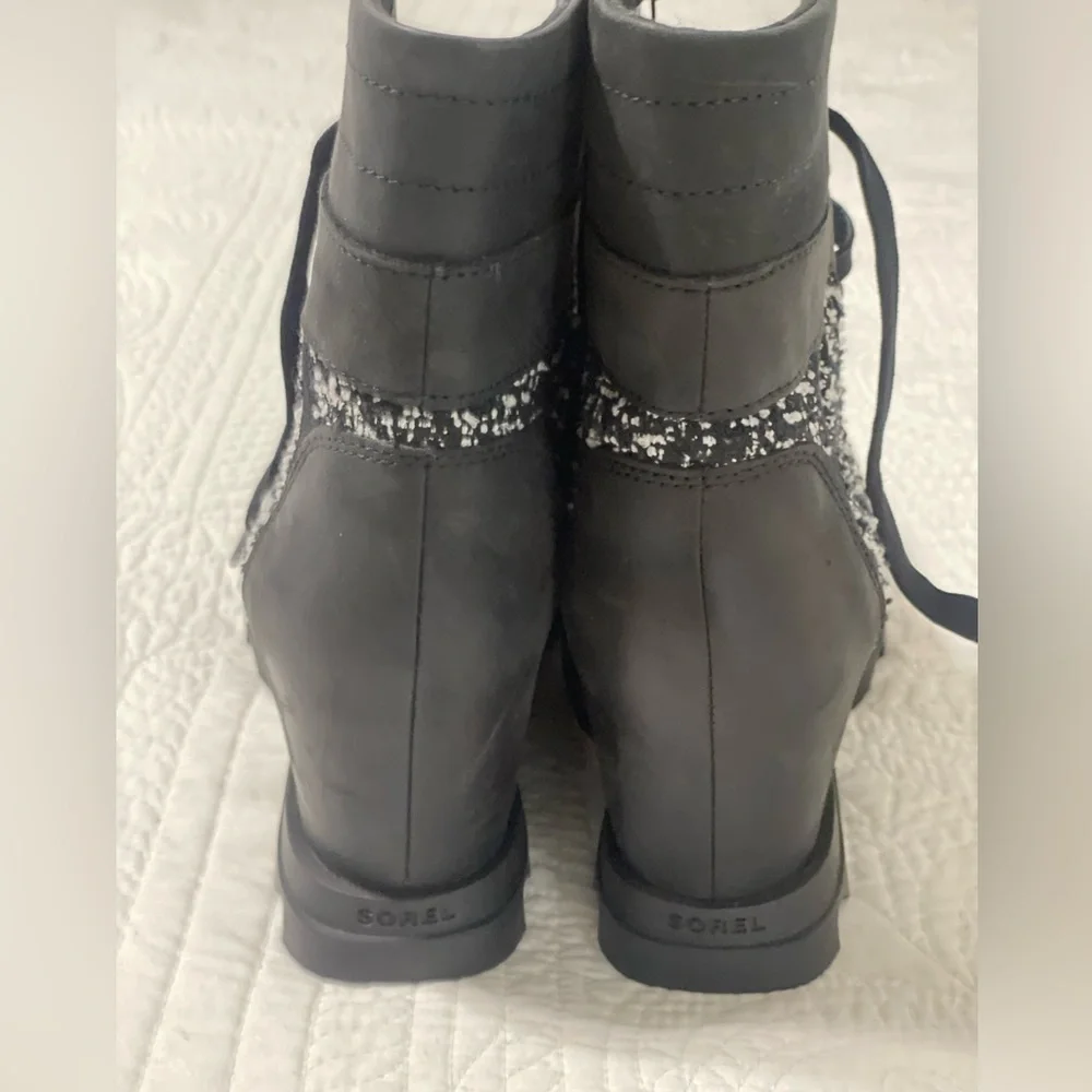 Sorel Joan of Arctic Waterproof Wedge III Lexie Lace-Up Bootie Size 10 New!